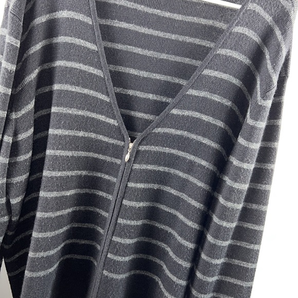 Talbots zip front cardigan sweater - Picture 2 of 5